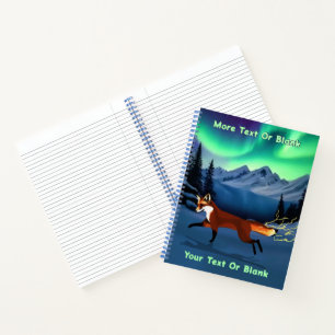 Fox Fire - Northern Lights Notebook