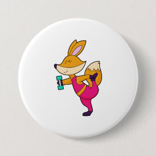 Fox Fitness Dumbbell 3 Inch Round Button