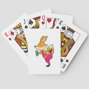 Fox Fitness Dumbbell Playing Cards