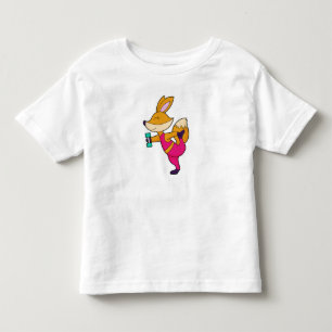 Fox Fitness Dumbbell Toddler T-shirt