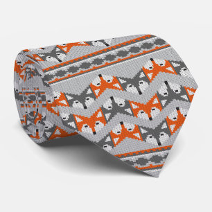 Fox Fleece Sweater Tie