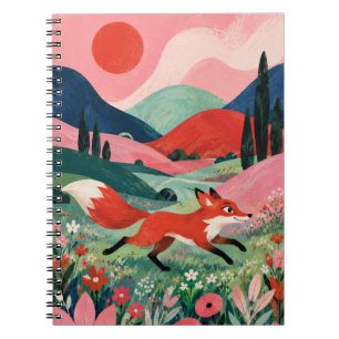 Fox Flower Valley Notebook