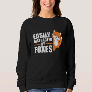 Fox Forest Animal Foxes Orange Kawaii Animal Sweatshirt