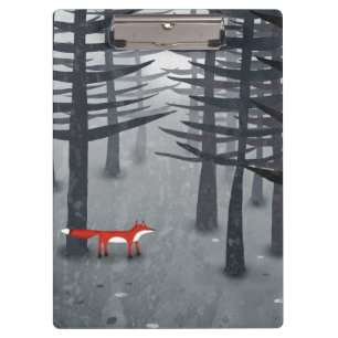 Fox Forest Art Clipboard