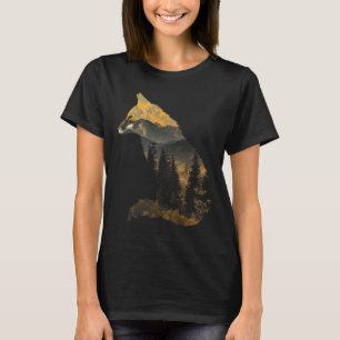 Fox Forest Nature Lover Mountains Hiking Camping B T-Shirt