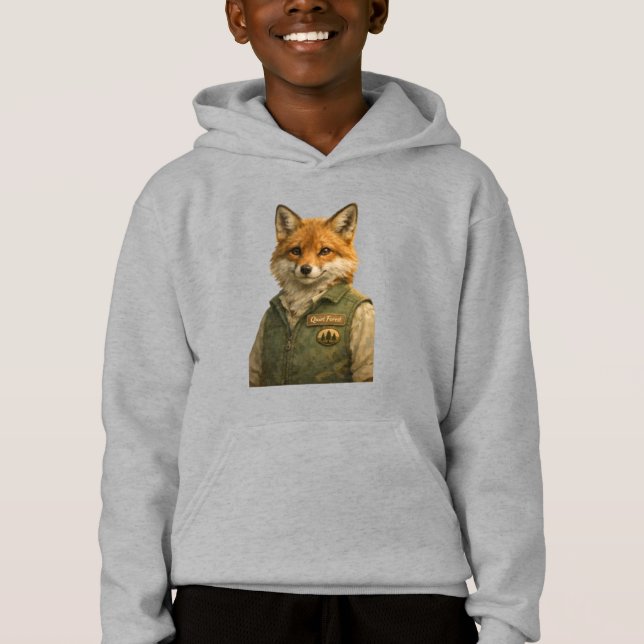 Fox Forest Ranger • Boys’ Pullover Hoodie (Front)