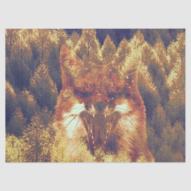 Fox forest Tissue Paper (Front)