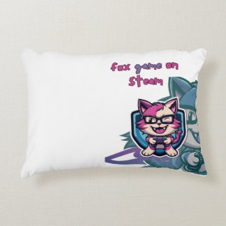 fox game on strem accent pillow