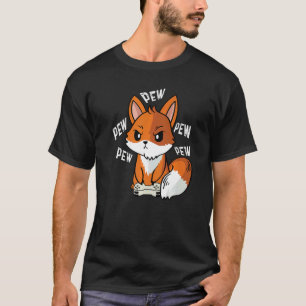 Fox Gamer Techie Person T-Shirt