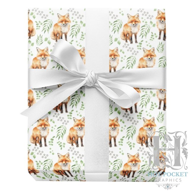 Fox Gift Wrapping Paper (Creator Uploaded)