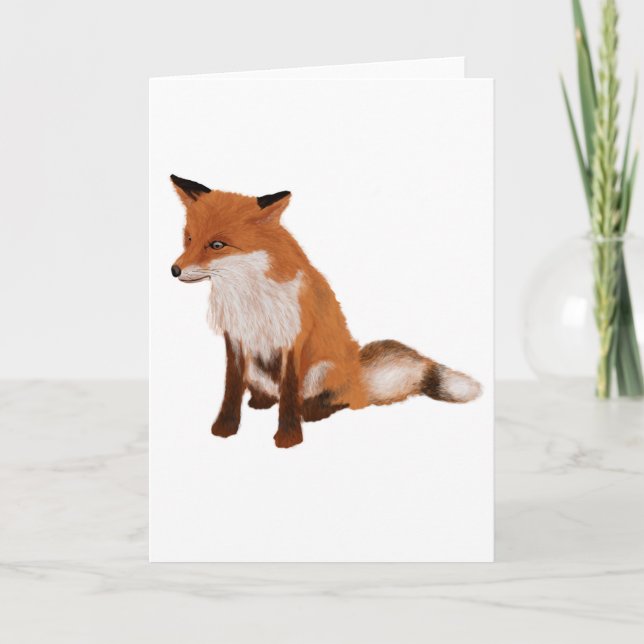 Fox Greeting card (Front)