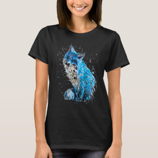 Fox Hand Painted Ice Fox T-Shirt