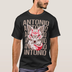 Fox Head - Antonio Name T-Shirt