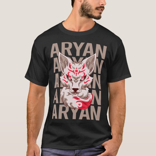 Fox Head - Aryan Name T-Shirt (Front)