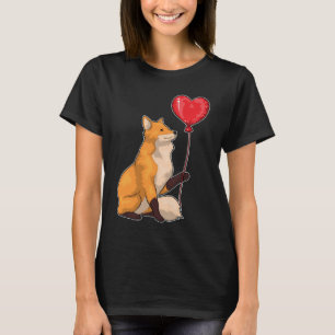 Fox Heart Balloon T-Shirt