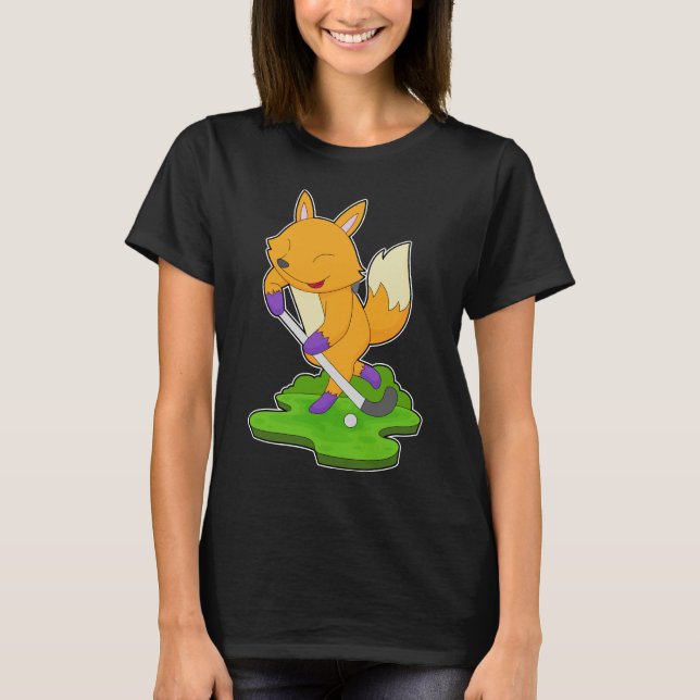 Fox Hockey Hockey stick T-Shirt (Front)