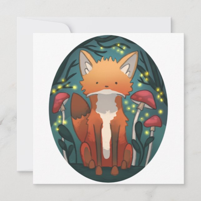 Fox Holiday Card (Front)