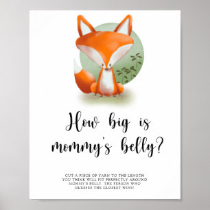 Fox - How big is mommy's belly game Poster