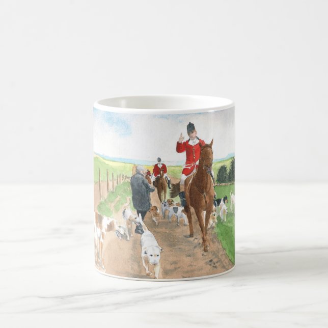 Fox Hunt Coffee Mug (Center)