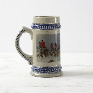 Fox Hunt Huntsmen and Hounds Returning Home Beer Stein