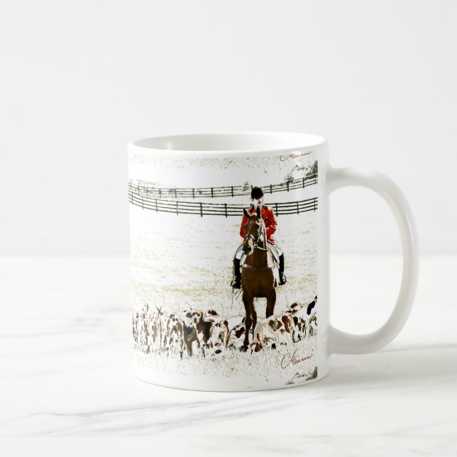 fox hunt mug (Right)