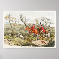Fox Hunt Watercolor