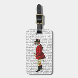 Fox Hunter 1 2 Luggage Tag