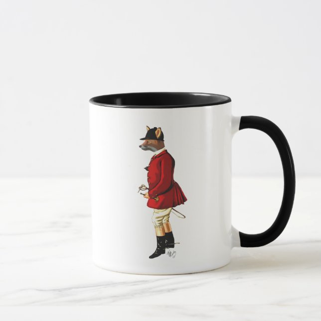 Fox Hunter 1 2 Mug (Right)