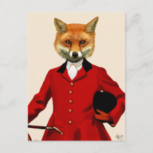 Fox Hunter 2 Portrait 2 Postcard