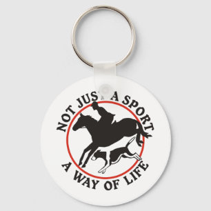 Fox Hunting-A Way of Life Keychain