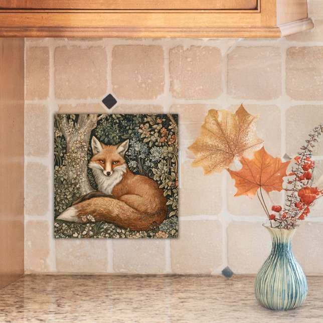 Fox in an Enchanted Fairy Tale Forest Tile (Creator Uploaded)