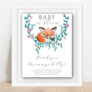 Fox in bloom - how big is mommy's belly game poster