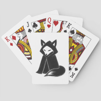 Fox in Cloak – Mysterious Animal on Playing Cards