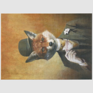 Fox in clothes Tisue Paper