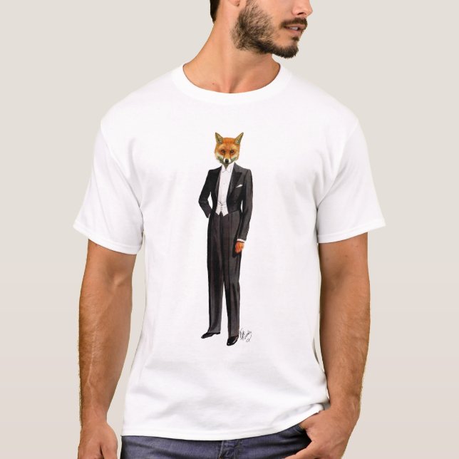 Fox In Evening Suit Full T-Shirt (Front)