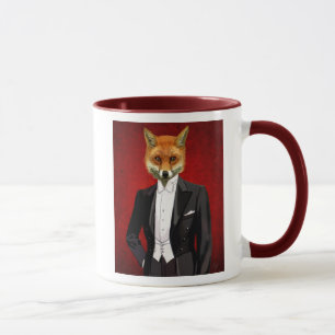 Fox In Evening Suit, Portrait Mug