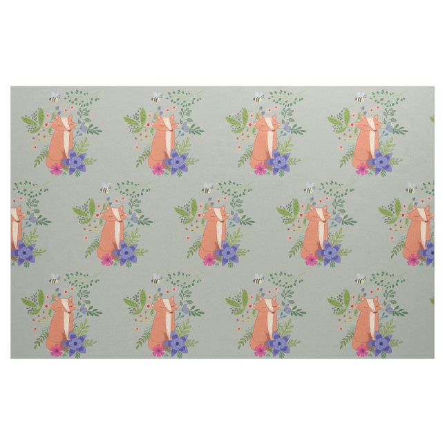 fox in the forest fabric (Fat Quarter)