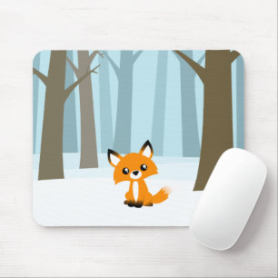 Fox in the Forest Mousepad