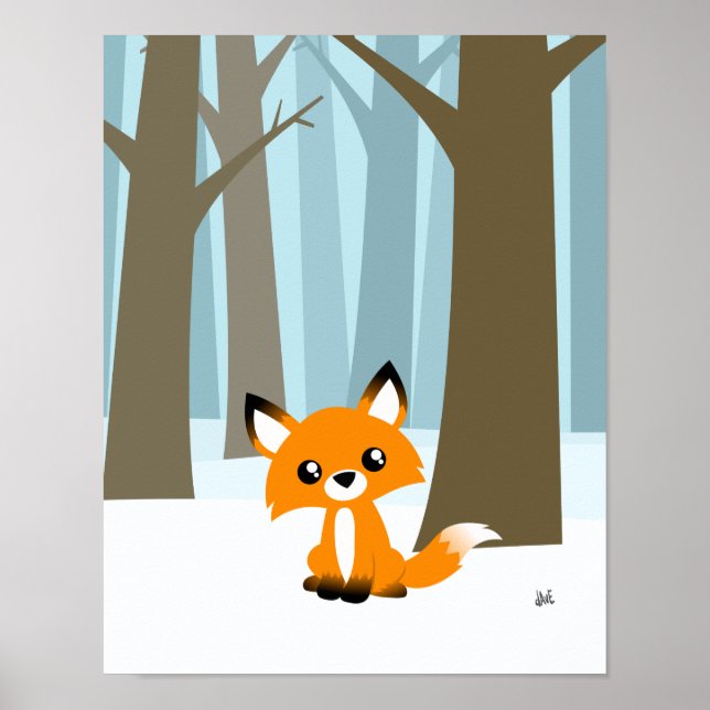 Fox in the Forest Poster (Front)