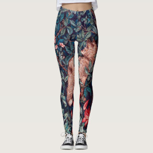 Fox in The Forest, William Morris Leggings