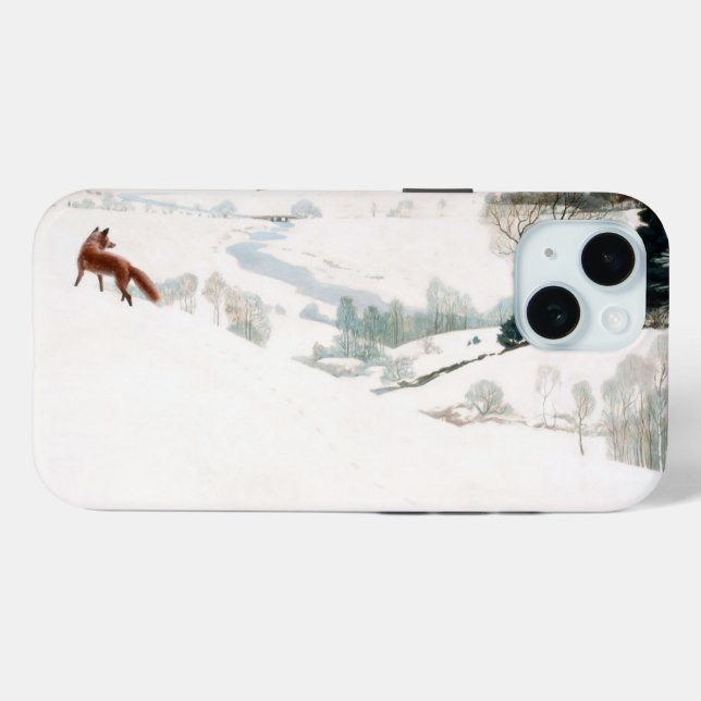 Fox in the Snow, 1935 by Newell Convers Wyeth Case-Mate iPhone Case (Back (Horizontal))