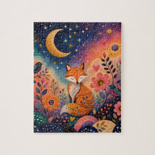 Fox in the Star Garden Jigsaw Puzzle