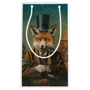 Fox In Top Hat Gift Bag