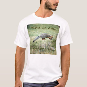 Fox jumping. T-Shirt