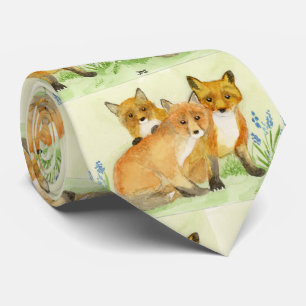 Fox Kits Neck Tie
