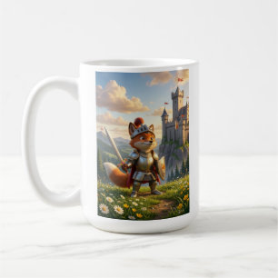 Fox Knight Kids Cartoon Coffee Mug