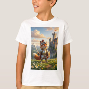 Fox Knight Kids Cartoon T-Shirt