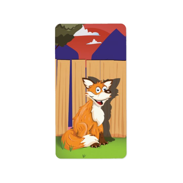 fox label (Front)