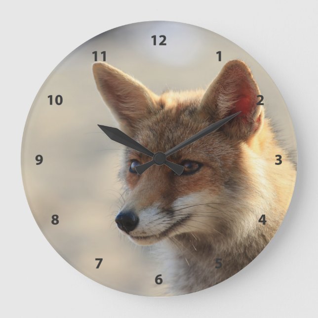 Fox Large Clock (Front)