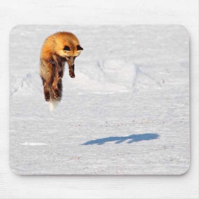 Fox Leap | Yukon, Canada Mouse Pad (Front)